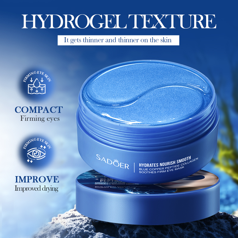 60 stks SADOER Cafeïne Kristal - Collagen Under Eye Patches recensie en prijs