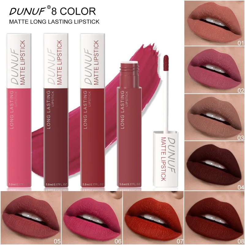 Matte Lipstick Non Stick Cup R - Matte Velvet Lip Tint Long Lasting recensie en prijs