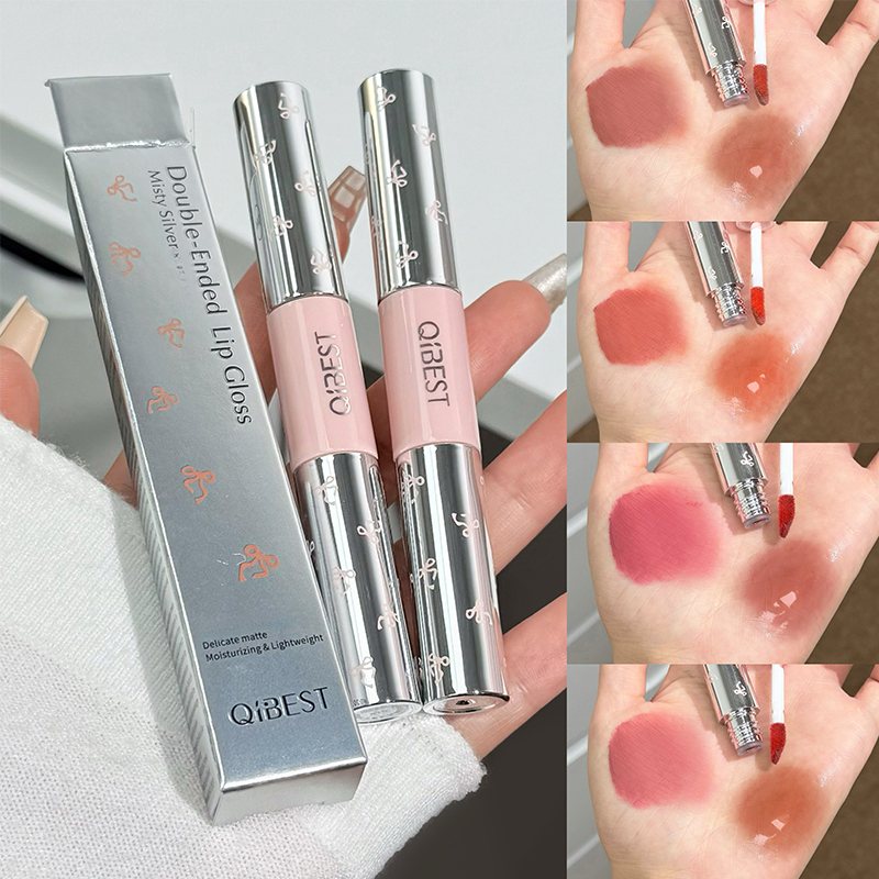 QIBEST Dubbelkop Matte Fluweel - Matte Velvet Lip Tint Long Lasting recensie en prijs