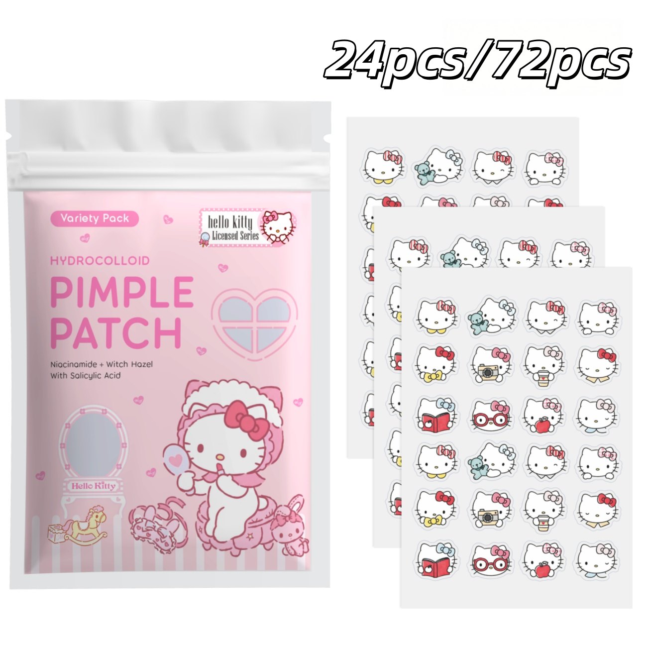 24/72 stuks Hello Kitty Hydroc - Hydrocolloid Pimple Patch recensie en prijs