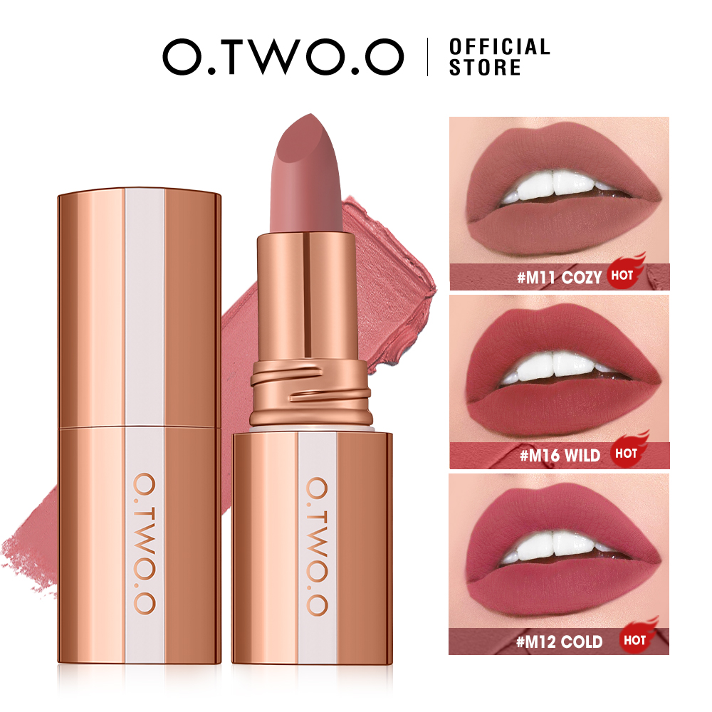 O.TWO.O Matte Lippenstift Lang - Matte Velvet Lip Tint Long Lasting recensie en prijs