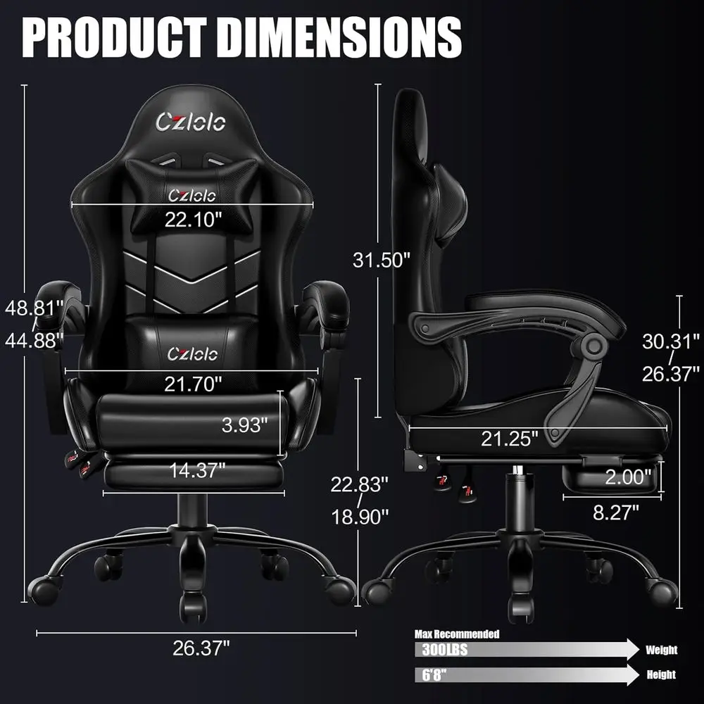 Ergonomische gamingstoel met v - Massage recensie en prijs