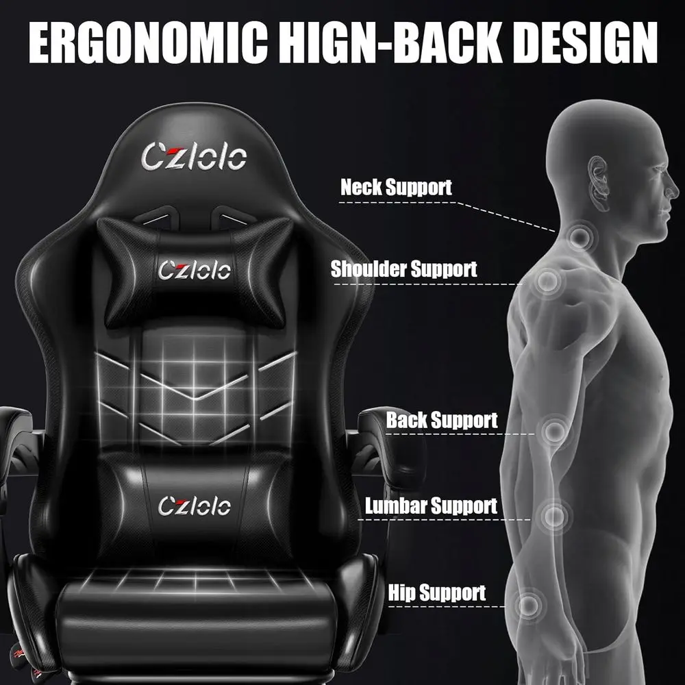 Ergonomische gamingstoel met v - Massage recensie en prijs