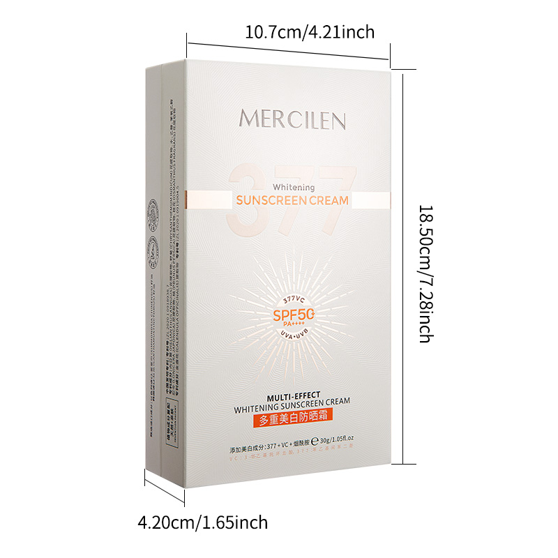 Mercilen gezichts- en lichaams - Spf 50 Waterproof Sunscreen recensie en prijs