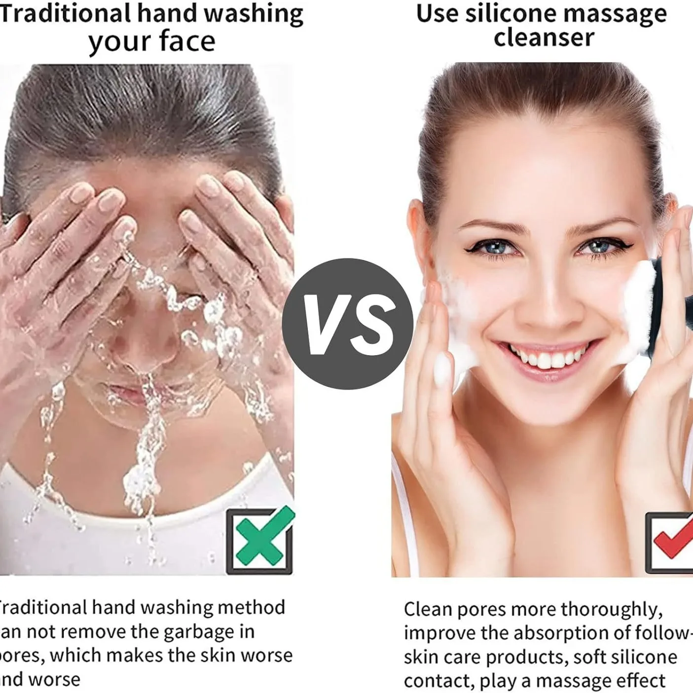 Siliconen gezichtsscrubber voo - Silicone Face Scrubber Electric recensie en prijs