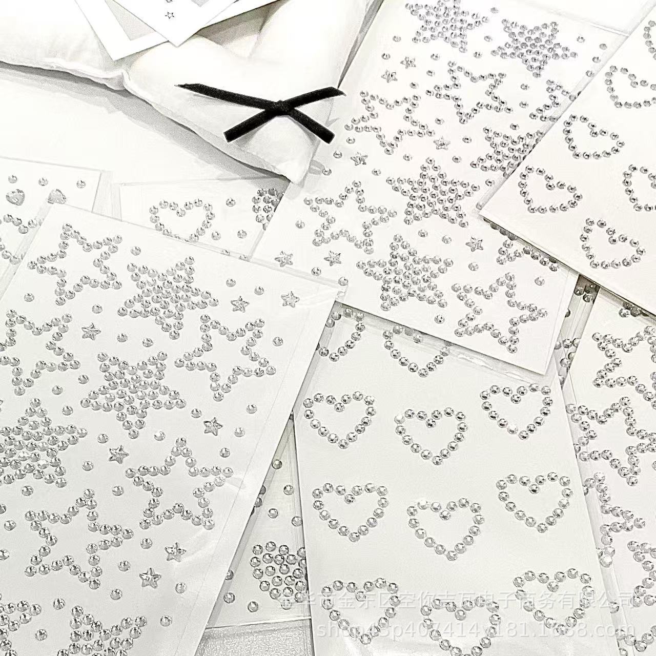 Zilveren Ster Hart Strass Stic - Nail Art recensie en prijs
