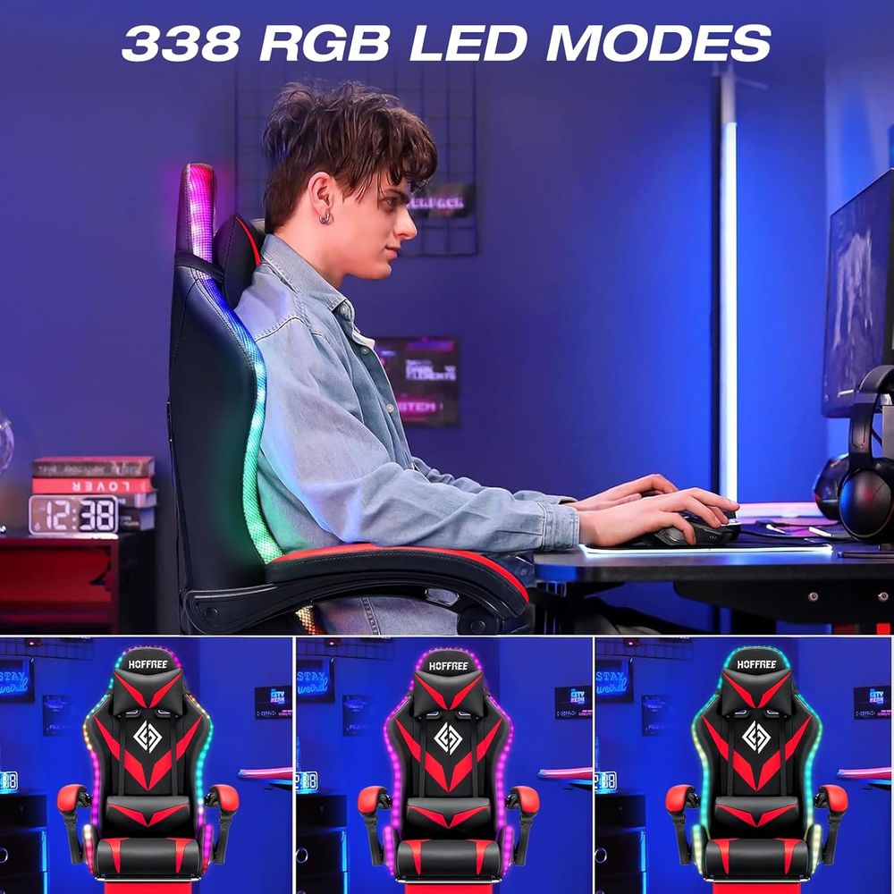 Ergonomische gamingstoel met h - Massage recensie en prijs
