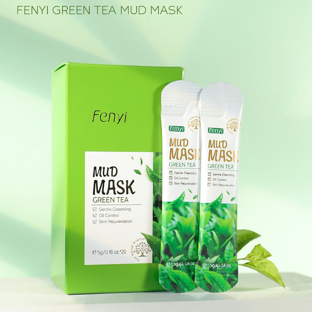 Fenyi Groene Thee Kleimasker 5 - Green Tea Cleansing Clay Mask recensie en prijs