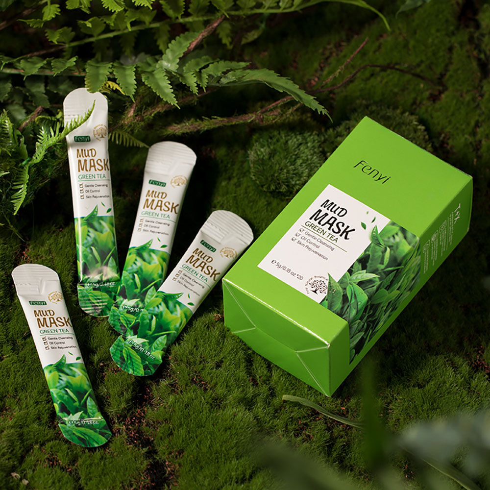 Fenyi Groene Thee Kleimasker 5 - Green Tea Cleansing Clay Mask recensie en prijs